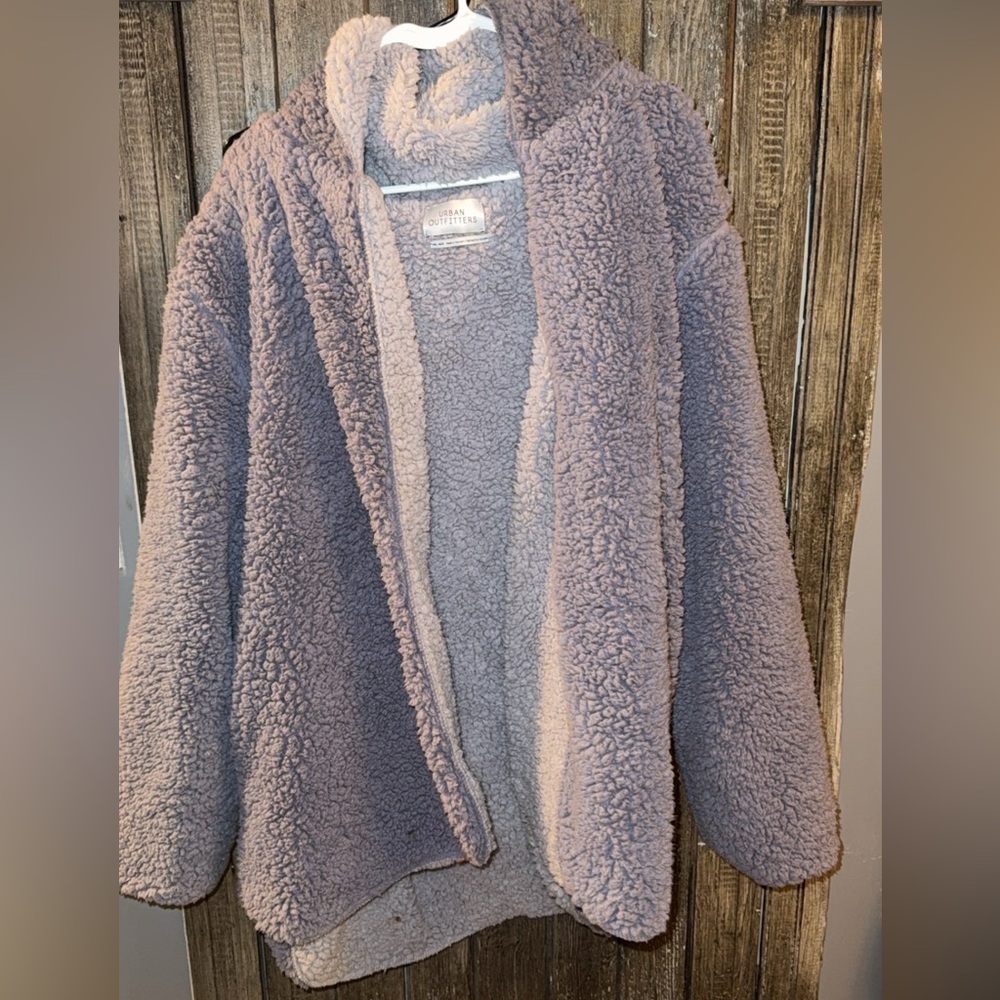 Urban Outfitters purple Teddy Jacket reversible